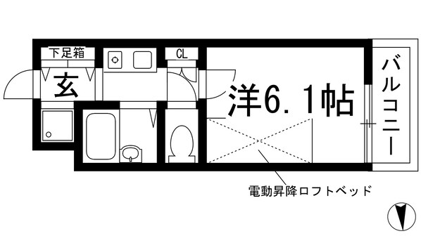 アメニティ植野の物件間取画像